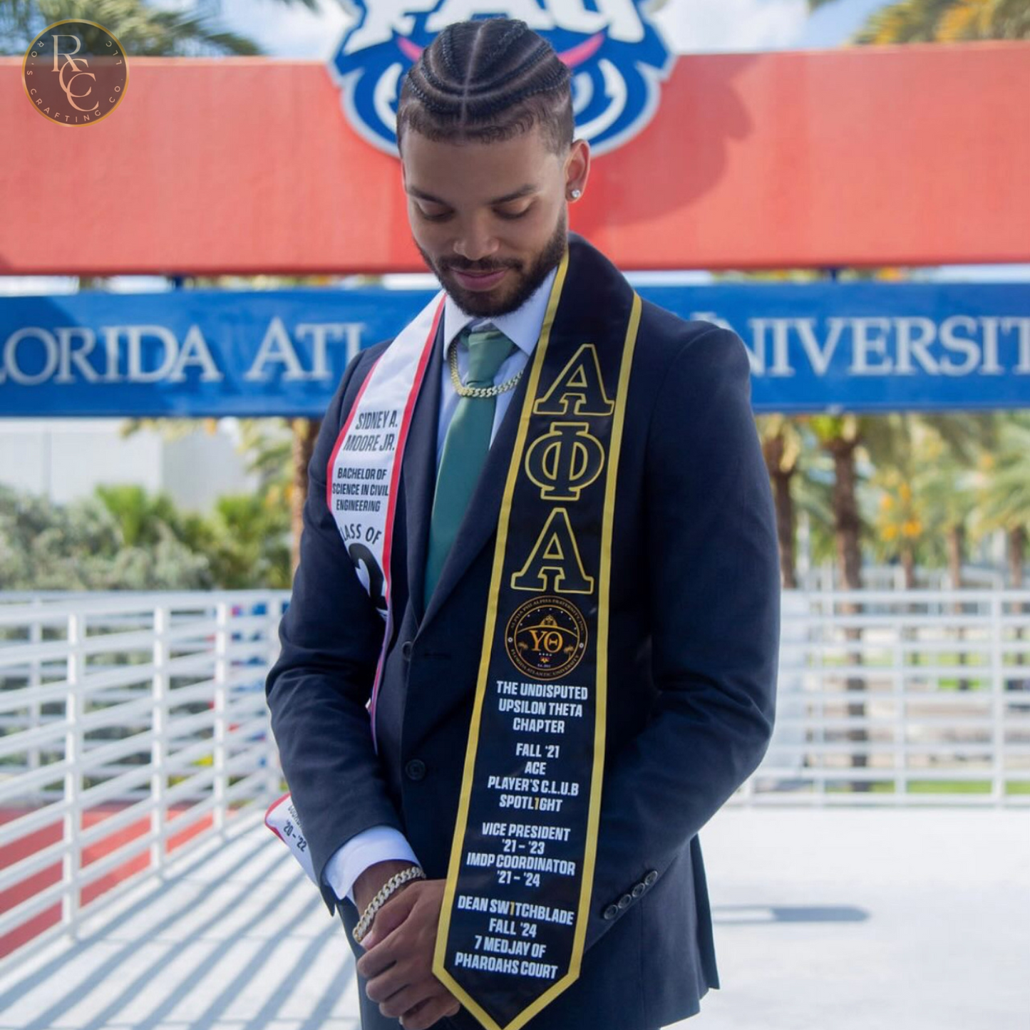 Fully Customized Graduation Stole