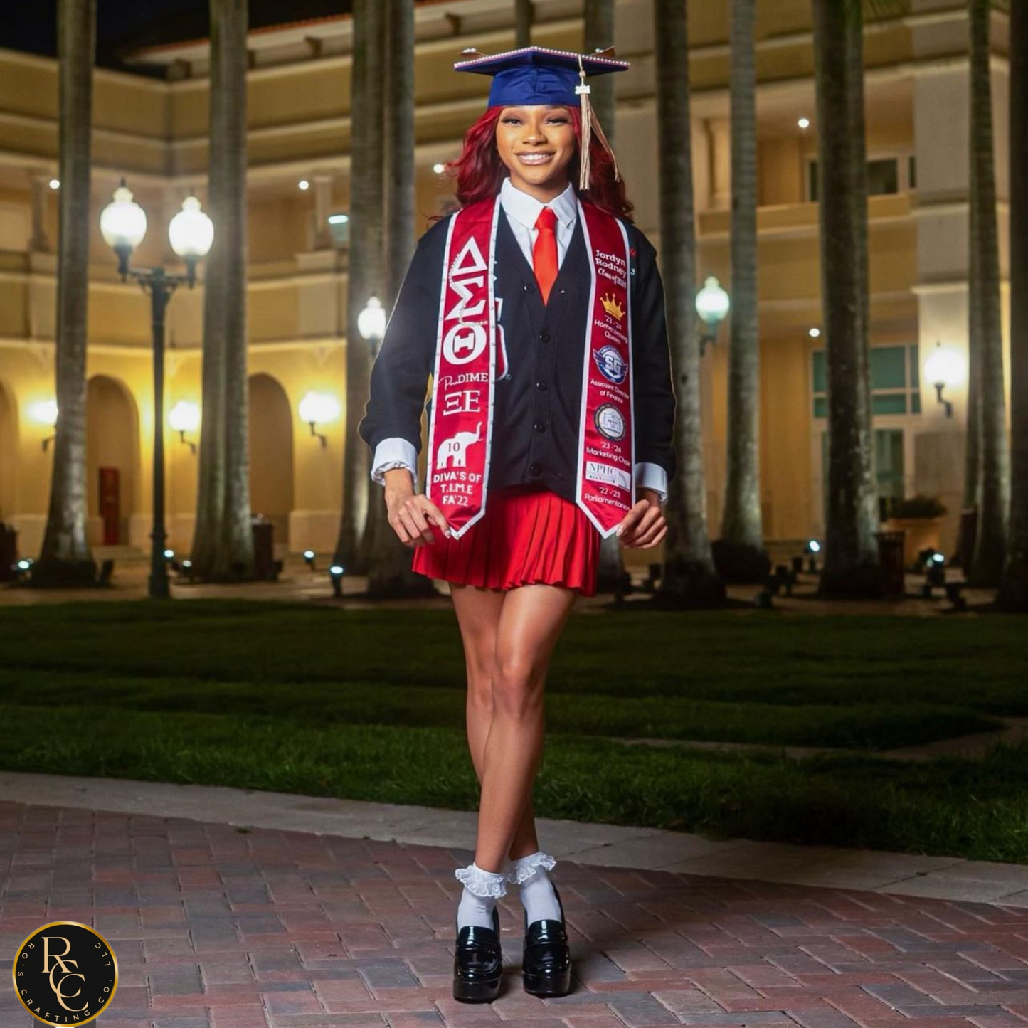 Fully Customized Graduation Stole