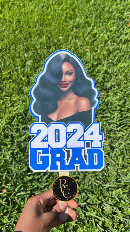 Customized Grad Fans/ Big Head Fans