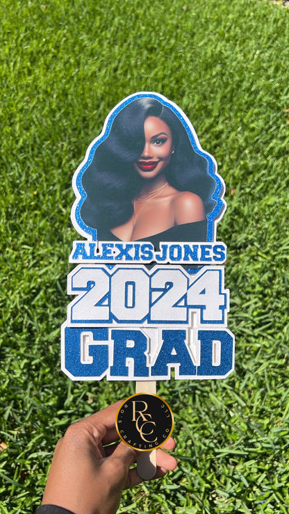 Customized Grad Fans/ Big Head Fans