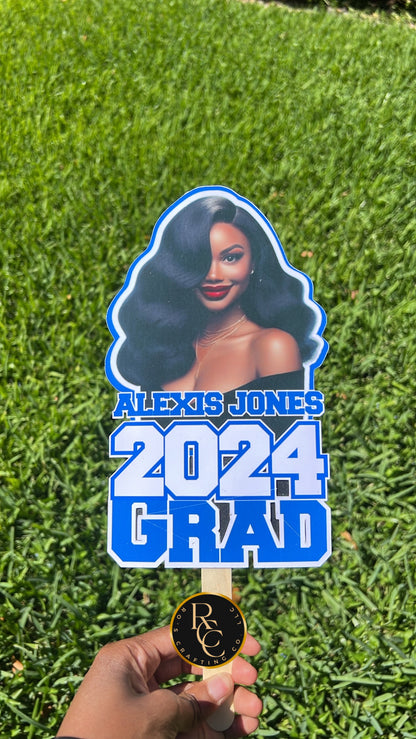 Customized Grad Fans/ Big Head Fans