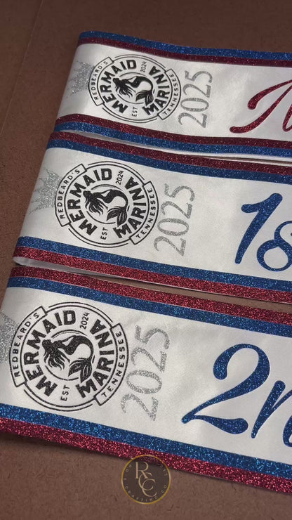 Customized Pageant Sashes